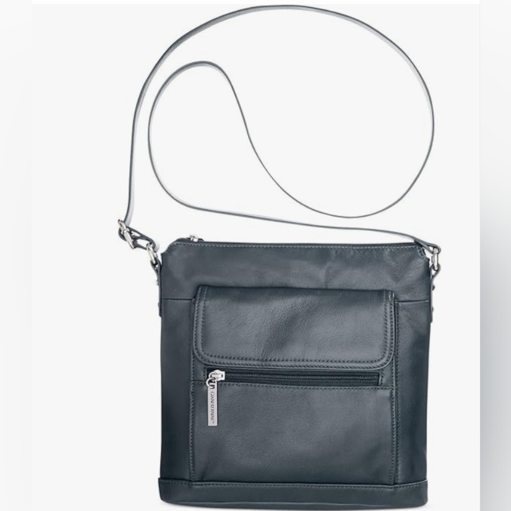 Gianni Bernini Nappa Leather Venice Crossbody 💙